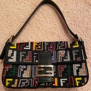 Fendi multicolor baguette bag